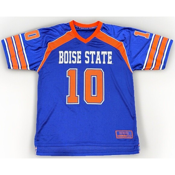 Boise State Broncos Colosseum Athletics NCAA Football Mesh Jersey 10 Fits XL/XXL - Picture 1 of 12